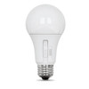 FEIT 12.2 Watt A19 Led, Medium Base, Selectable 5 Cct, White, Package Of 24