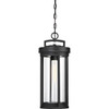 Satco Huron 1 Light Hanging Lantern With Clear Glass, Medium Base, Aged Bronze