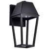 SATCO Colt 6" LED Small Outdoor Lantern, 3000k, 10 Watts, Matte Black