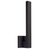 SATCO Raven 18" LED Outdoor Sconce, 3000k, 15 Watts, Textured Matte Black