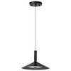 SATCO Corrine 10" LED Pendant, 3000k/4000k/5000k, 18 Watts, Matte Black