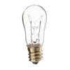 Satco 6 Watt S6 Incandescent Exit Bulb, Dimmable, Candelabra, Clear, Case Of 10