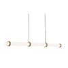 Afx Miami 48" LED Linear Pendant Light Antique Brass 120-277v 27/30/35/40/50k