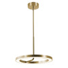 Afx One 18" LED Pendant Light Antique Brass 120-277v 27/30/35/40/50k