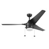 Prominence Home 52" Teo Matte Black Ceiling Fan