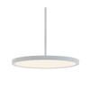 AFX Edge 24" Round Pendant Fixture, 2600 Lumens, Adjustable Cct, Satin Nickel