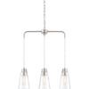 Designers Fountain Echo 3-Light Hanging Indoor Chandelier (Glass)