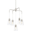 Designers Fountain Echo 5-Light Hanging Indoor Chandelier (Glass)