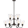Designers Fountain Foundry 9-Light Indoor Chandelier (Glass)