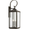 Progress Lighting Gibbes Street 9.5 X 30.63 In. 3-Light Outdoor Lantern (Antique Bronze)