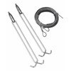 Lithonia Lighting 10 Inch Aircraft Cable Hanging Kit Zacvh M100