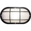 10.63 In 11 Watt Led Nautical Oval Wall Lantern (Black)