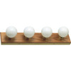 Design House 24 In. 4-Light Strip Bath Vanity Fixture Honey Oak