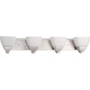 Progress Lighting Appeal 34 In. 4-Light Incandescent Bath Vanity Fixture (Brushed Nickel)