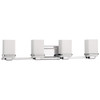 Progress Lighting Metric 31 In. 4-Light Incandescent Bath Vanity Fixture