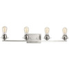 Progress Lighting Debut 30 In. 4-Light Incandescent Bath Vanity Fixture