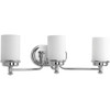 Progress Lighting Glide 24 In. 3-Light Incandescent Bath Vanity Fixture