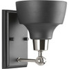 Progress Lighting Bramlett 6 In. 1-Light Incandescent Bath Vanity Fixture (Black)