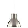 Generation Lighting Division Street One Light Pendant Brushed Nickel