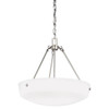 Generation Lighting Kerrville Three Light Pendant Brushed Nickel