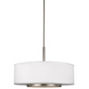 Generation Lighting Nance Three Light Led Pendant Brushed Nickel