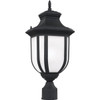 Generation Lighting One Light Black Led Outdoor Post Lantern