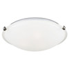 Sea Gull Lighting Spring Clip 2-Light Led Flush Mount Light