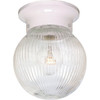 Satco Sf76/257 6 In. Incandescent Semi-Flush Mount Light
