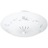 Satco 12 In. Incandescent Semi-Flush Mount Light