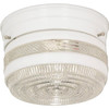 Satco Sf77/097 1-Light Incandescent Flush Mount Light