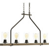 Progress Lighting Barnes Mill 5-Light Indoor Chandelier (Glass)