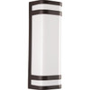 Progress Lighting Led Valera Architectural Bronze Two-Light Wall Lantern