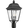 Progress Lighting Kiawah 60w Lighting Post Cap (Black)