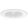 Generation Lighting Traditional White Recessed 4" Baffle Trim