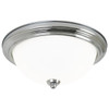 Generation Lighting Traditional Chrome One Light Ceiling Flush Mount