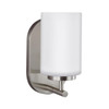 Generation Lighting Oslo 9.5 Watts One Light Bath Sconce Brushed Nickel
