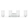 Generation Lighting Hettinger 100 Watts Four Light Bath Sconces Chrome