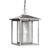 Generation Lighting Hunnington One Light Outdoor Pendant With Clear Seeded Glass