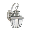 Generation Lighting Lancaster 12 In. 1-Light Outdoor Lantern (Antique Brushed Nickel)