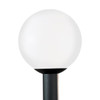 Generation Lighting Globe 13 In. 1-Light Outdoor Lantern (White)
