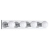Generation Lighting Center Stage 24 In. 4-Light Led Bath Vanity Fixture (Chrome)