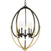 Progress Lighting Evoke 5-Light Indoor Chandelier (Glass)
