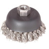 Bosch 4 In. Carbon Steel Knotted Wire Cup Brush