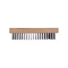 Dynamic 00405 6 X 19 Row Wood Block Wire Brush