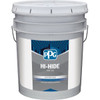 Ppg Architectural Finishes Hi-Hide Latex Satin Paint, White, 5 Gallon