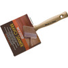 Wooster F5116 4-3/4" Bravo Stainer White China Bristle Stain Brush, Package Of 4