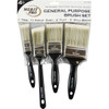 Merit Pro 00684 4 Piece Polyester Brush Kit, Package Of 6 Kits