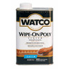 Rust-Oleum Watco Wipe-On Poly Finish, Satin, 1 Quart, Case Of 6