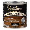Rust-Oleum Varathane Premium Wood Stain, Dark Walnut, Half-Pint, Case Of 4