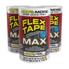 Flex Seal Max Strong Rubberized Waterproof Tape, White, 8" X 25', Case Of 3